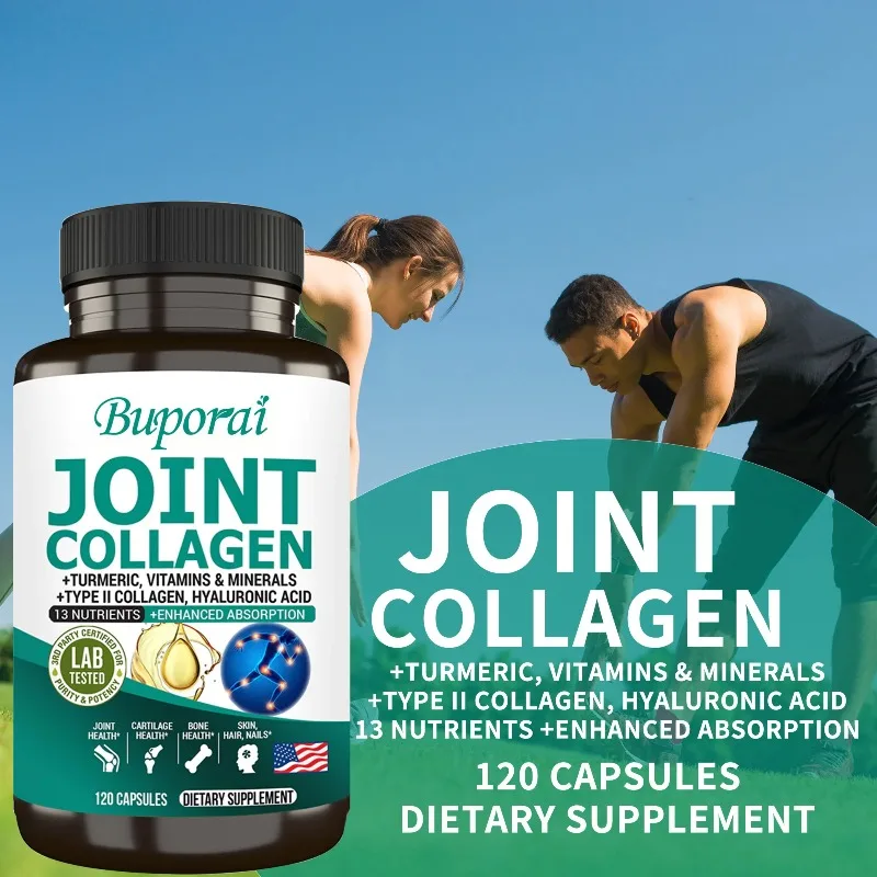 

Joint Collagen Supplement - Collagen Production and Calcium Absorption, and Immune Support, Helps Support Joint Cartilage