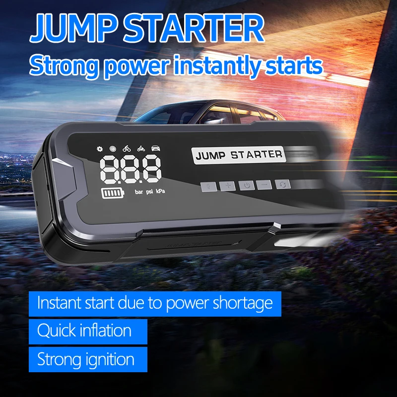 Power Bank 4000A Jump Starter Portable Charger Car Booster 12V Auto Starting Device Emergency Car Battery Starter