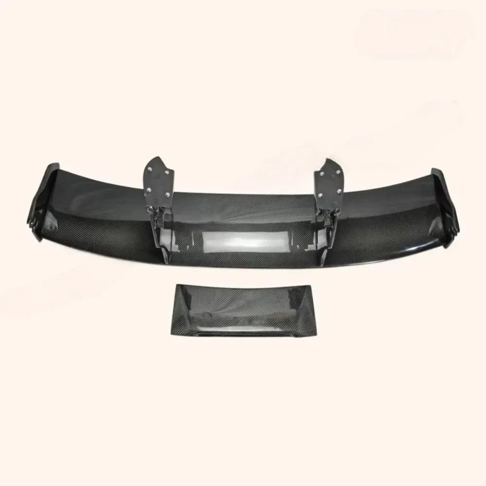 High Quality Carbon Fiber GTR R35 Rear Spoiler with Lights for N-ATTK Style Includes Replacement Installation