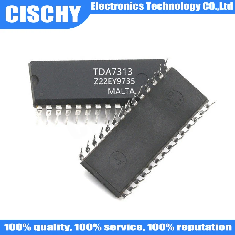 1pcs/lot TDA 7313 TDA7313 DIP-28 In Stock