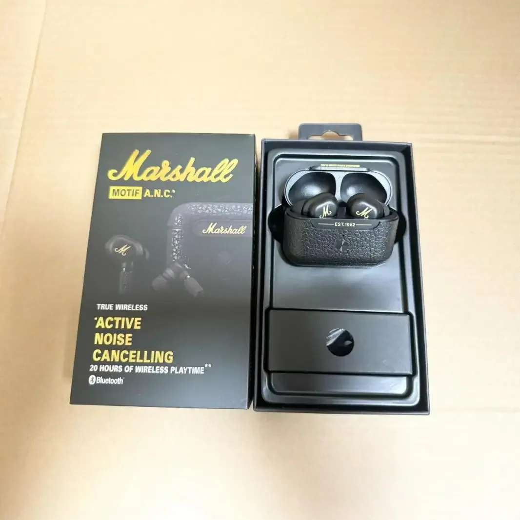 2025 Nuovo Adatto per MARSHALL MOTIF ANC Marshall True Wireless Bluetooth Auricolari con cancellazione del rumore Portatili da esterno