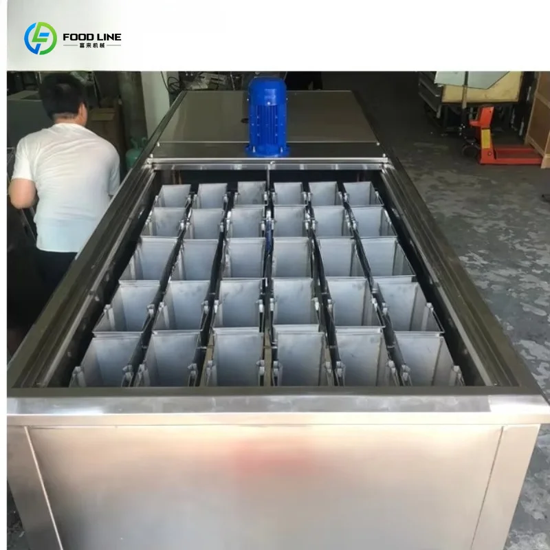 Customized 1 Ton Industrial Ice Making Equipment For Seafood Preservation & Small Cold Storage