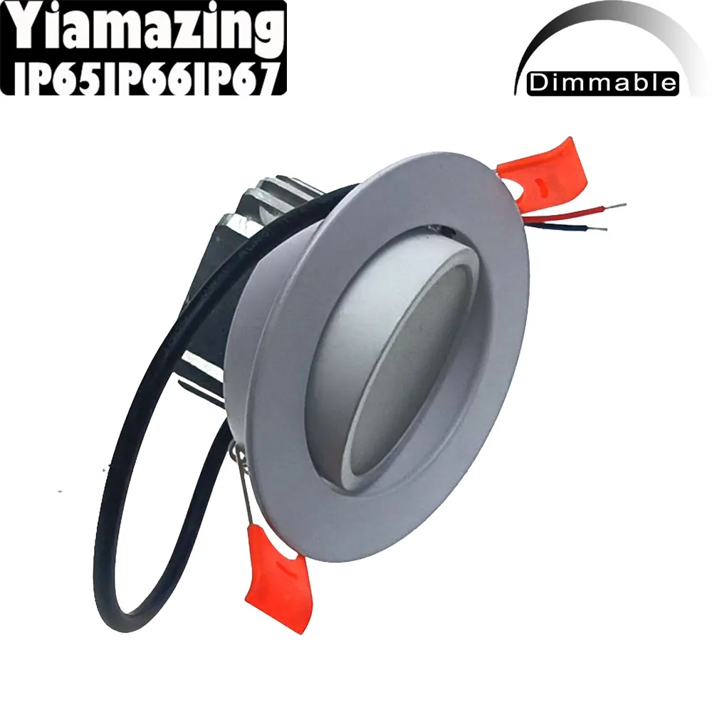 Adjust Angle 7W 9W 12W 15W 18W 220V IP65 IP66 Outdoor Waterproof Kitchen LED Downlight Bathroom Toilet Ceiling Lamp Spot Light