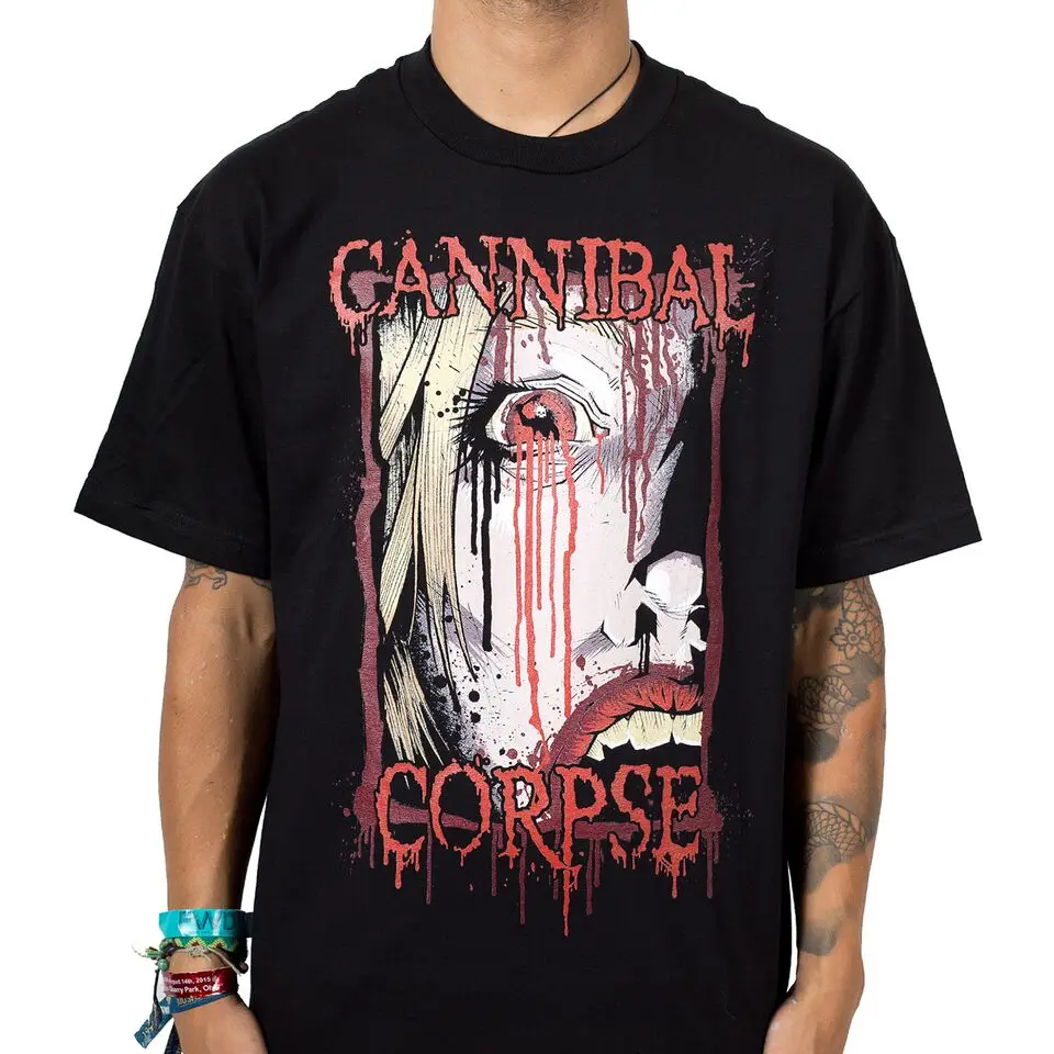 Hot Cannibal Corpse Graphic Cotton T-shirt Unisex Summer Short Sleeve Fashion Brand Tee Luxury Casual Vintage Retro Top
