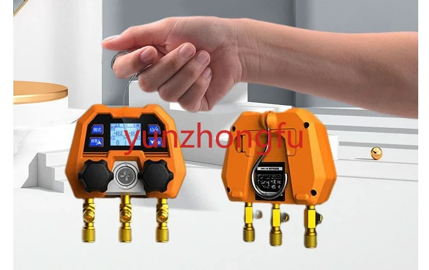 Electronic pressure gauge Jingchuang DMG-4B digital fluoride meter, special fluoride tool for automobile air conditioner