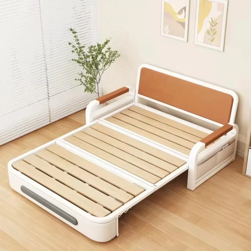 Sofá cama individual pequeño plegable con almacenamiento Sofá cama esquinero para salón