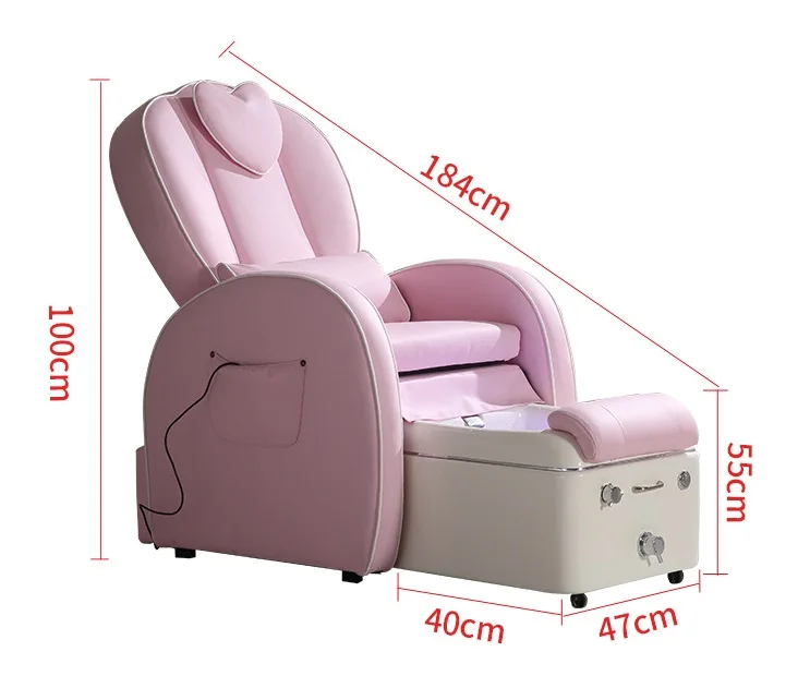 

luxury style Nail eyelashes chair Manicure Pedicure Nail Chair factory price nail salon foot massage pedicure chairs