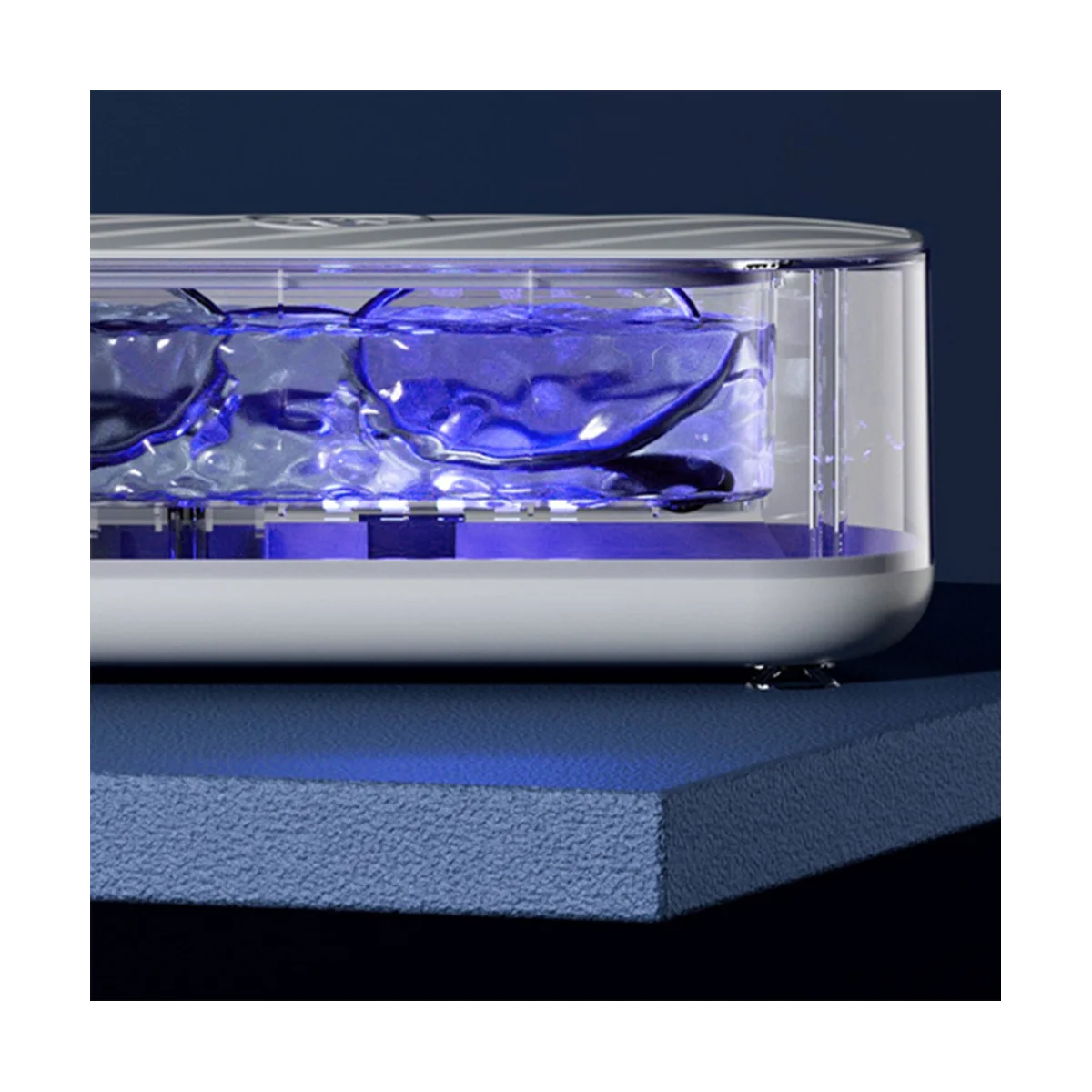 منظف بالموجات فوق الصوتية منظف المجوهرات بالموجات فوق الصوتية المحمولة آلة بالموجات فوق الصوتية منخفضة الضوضاء لجميع النظارات والمجوهرات