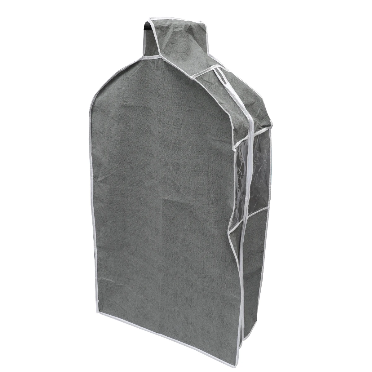 

Clothes Dust Covers Grey Water Resistant Mildew Proof Hanging Garments Storage Bag For Suits Shirts Coats Home Hotel Use