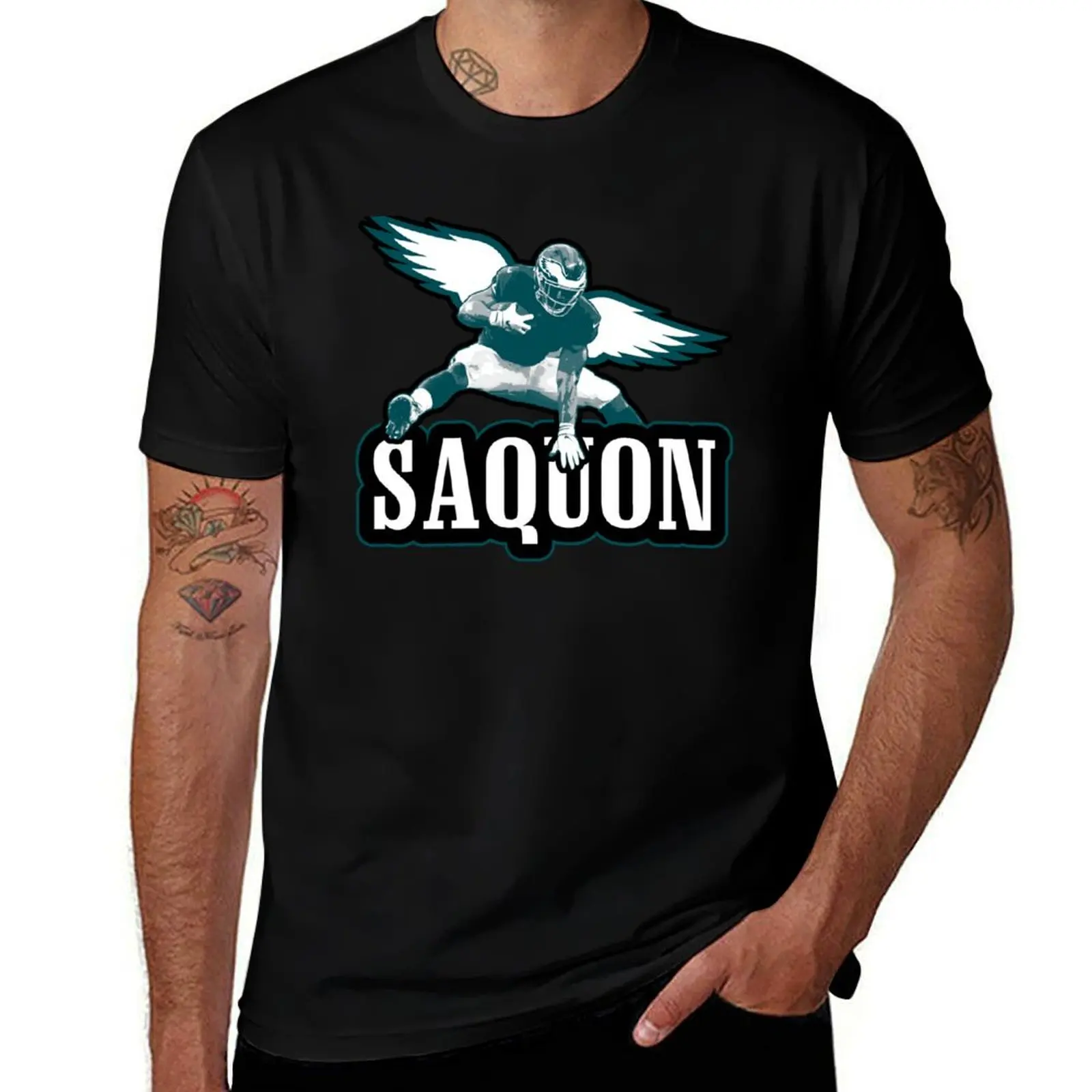 Saquon Barkley Eagles T-Shirt t shirts for man pack cotton t shirt for man T-Shirt
