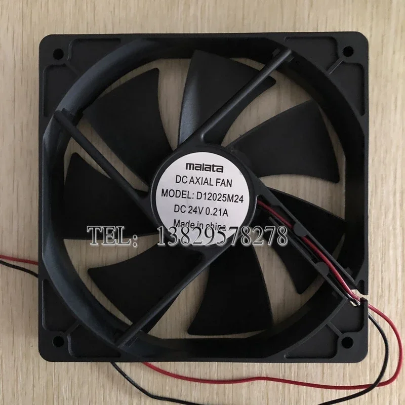 

Ltsf For Malata D12025M24 DC 24V 0.21A 120x120x38mm 2-Wire Server Cooling Fan 12cm