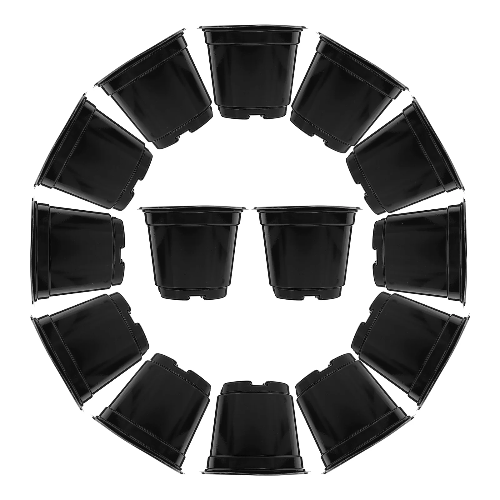 

20Pcs Transparent Seedling Cups Plastic Nursery Pots for Plants Indoor Outdoor Grow Containers Succulent Flower Garden Supplies