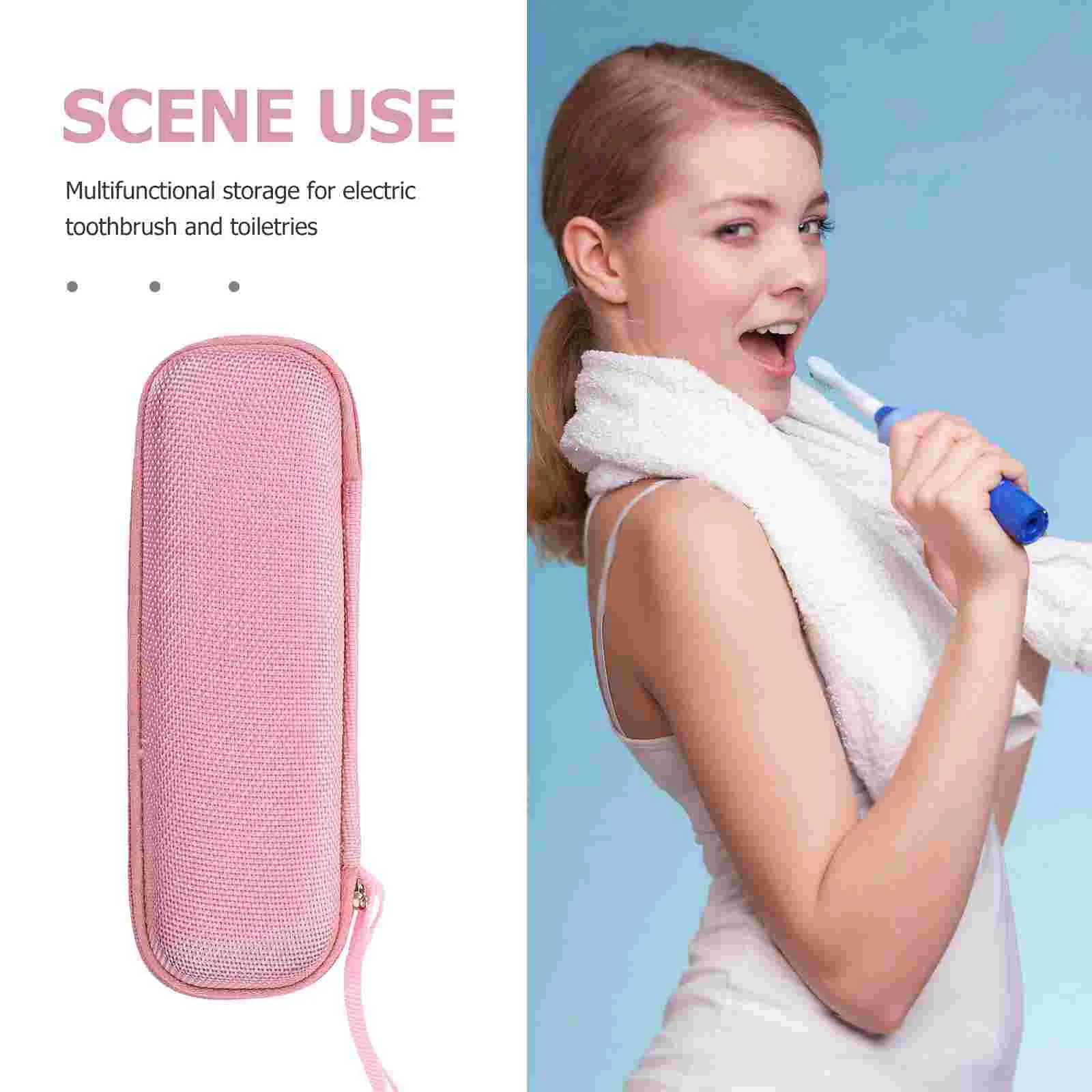 Sac de rangement pour brosse à dents, taille voyage, articles de toilette pour femmes, support électrique, conteneur de dentifrice, sacs en Nylon