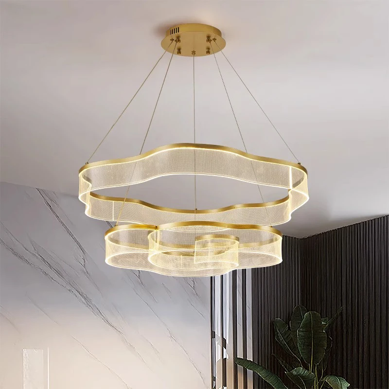 

Acrylic Gold circular ring Set the perfect our dimmable chandelier ceiling lights, renowned for their captivating lustre.