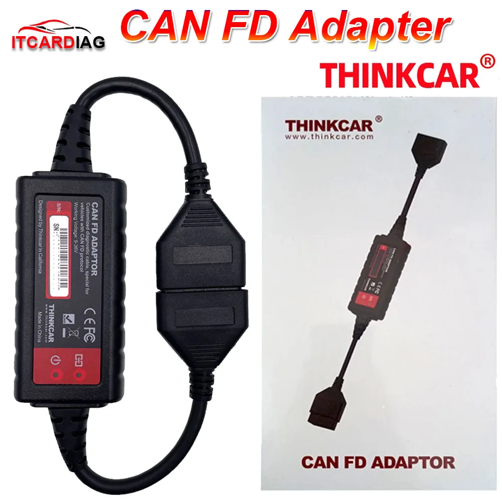 THINKCAR CAN FD Adapter CANFD Connector for Thinktool Scanner Vehicle Diagnostic Accessories Tool Support CAN FD PROTOCOL Origin