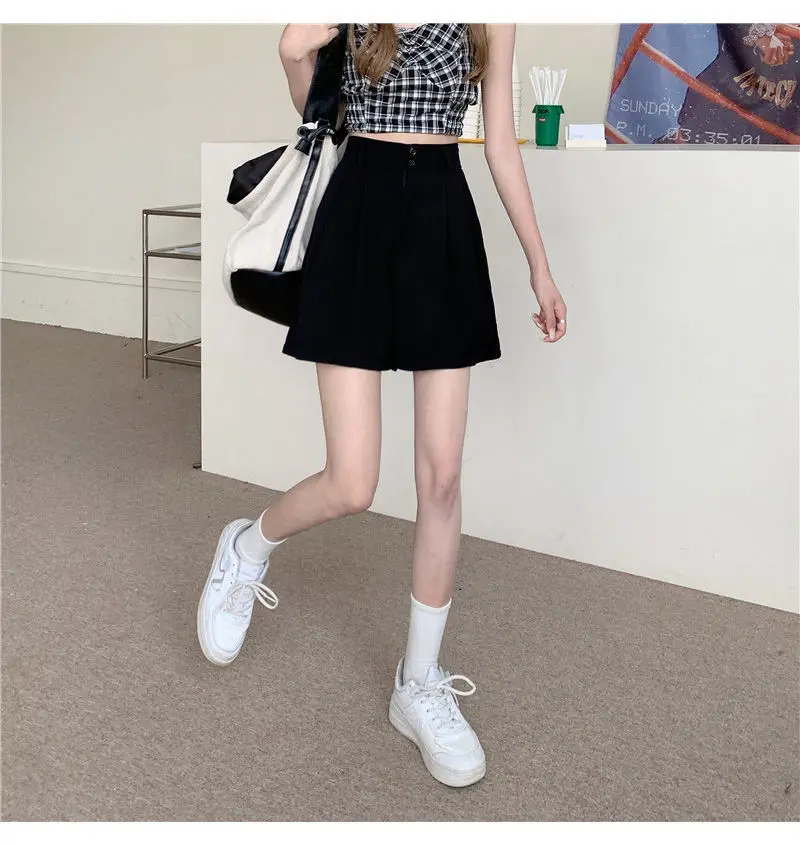 반바지 여성 미국 스포츠 캐주얼 조깅 러닝 야외 빠른 건조 활성 와이드 레그 스포티 루즈핏 신축성있는 허리 편안함