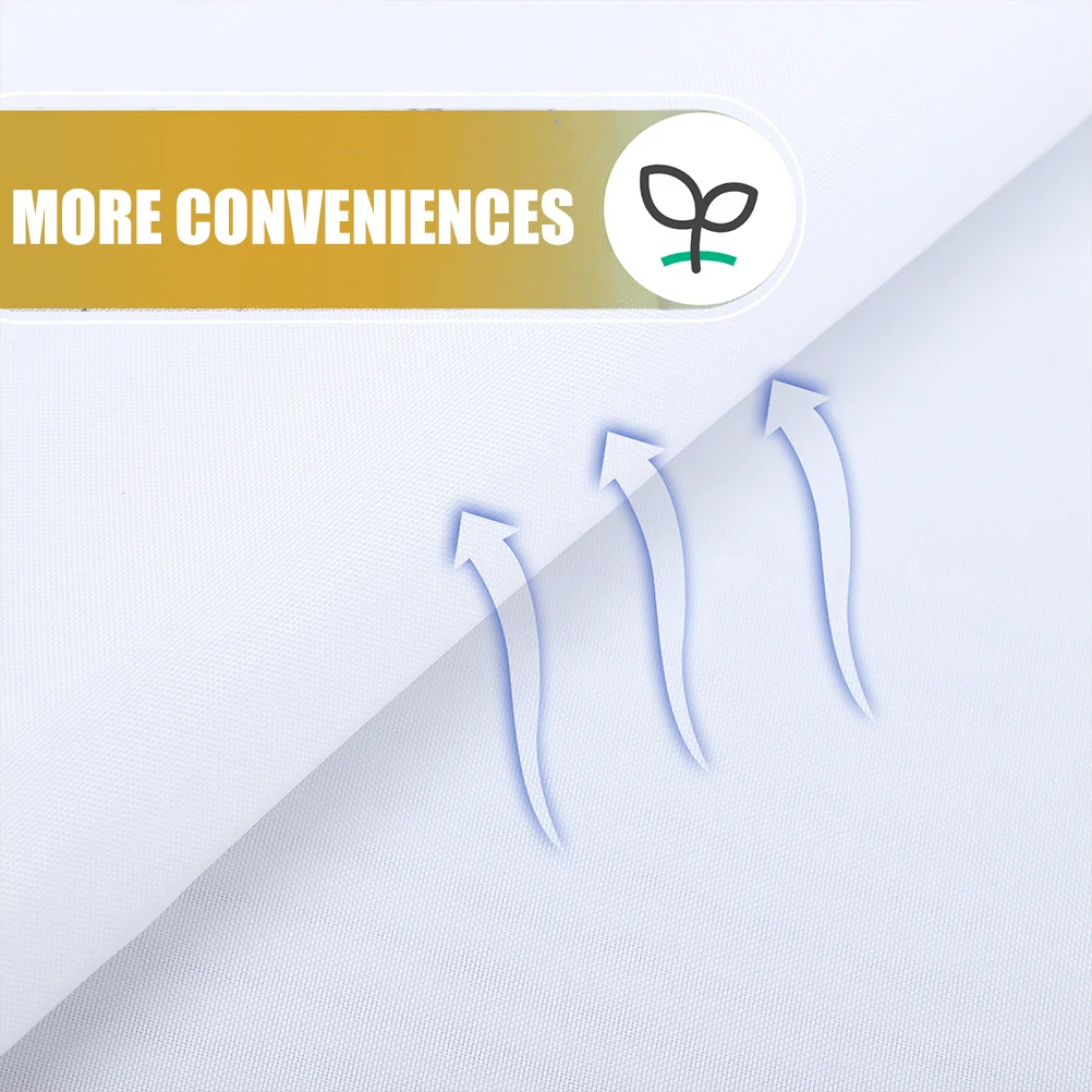 لافتة فارغة كبيرة باللون الأبيض الصلب يمكنك صنعها بنفسك لافتة معلقة لتزيين حفلات الحديقة الخارجية وخلفية صورة قابلة للتخصيص #6