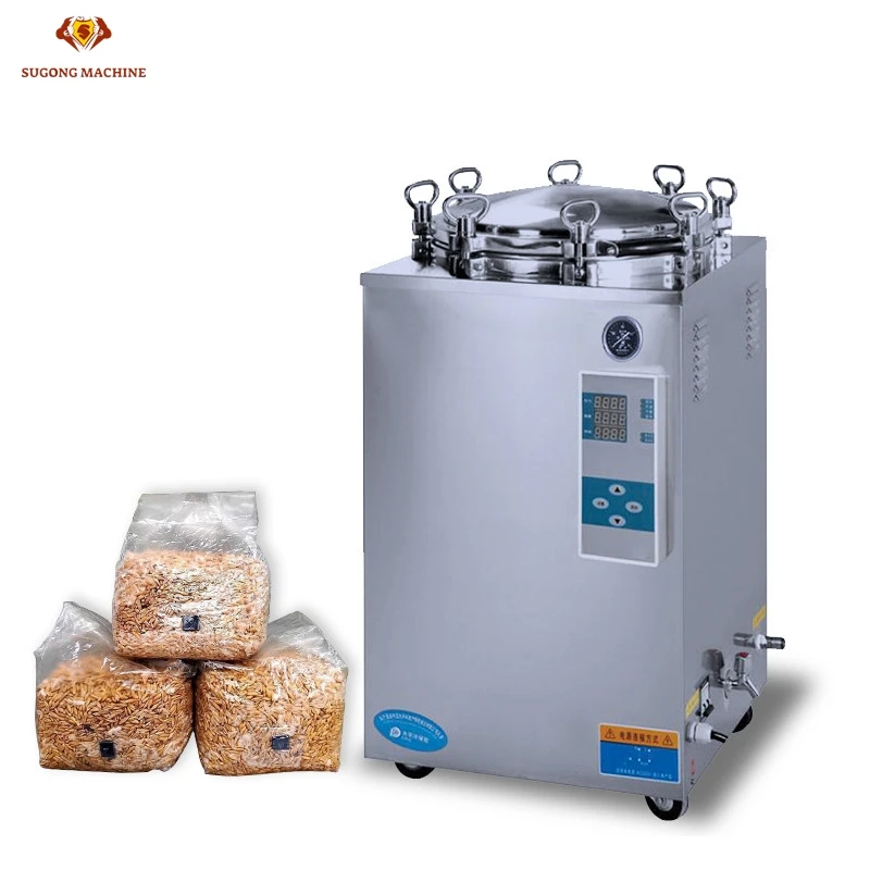 50L 120L Steam Sterilizer Machine Autoclave Sterilization Box for Surgical Instruments Food Safety Clinical Material Disinfectio