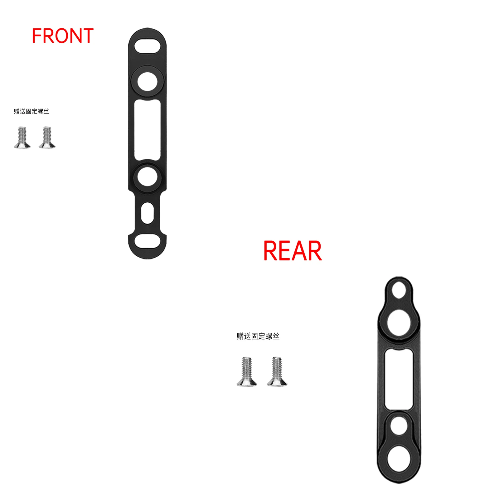 ENLEE 1/2X Rennrad Scheibenbremse Umwandlung 160mm Adapter Vorne/Hinten Bremshalterung Kompatibel Für Shimano Dura-Ace R8170 & SRAM