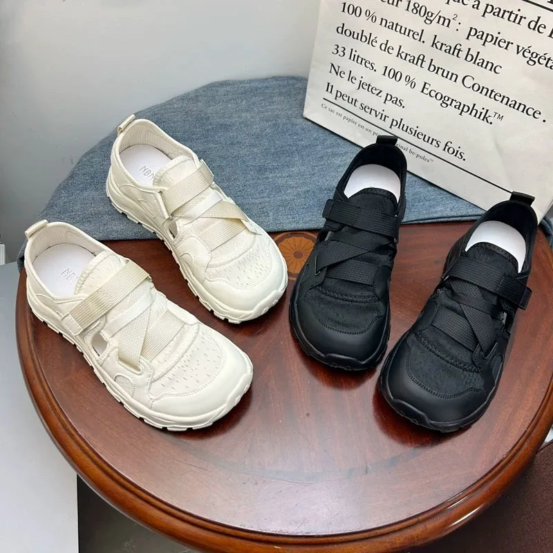 Ultra-Light Mesh Running Shoes for Women: Shock-Absorbing, Lightweight, Versatile, Cute and Quirky, Casual White Sneakers