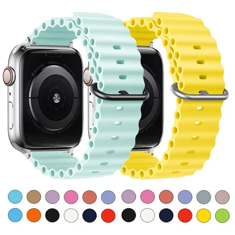 

official-website Strap for apple watch ultra 2 Band 49mm 44mm 40mm 45mm 41mm 42mm ocean bracelet iWatch series 7 6 5 3 se 8 9 10
