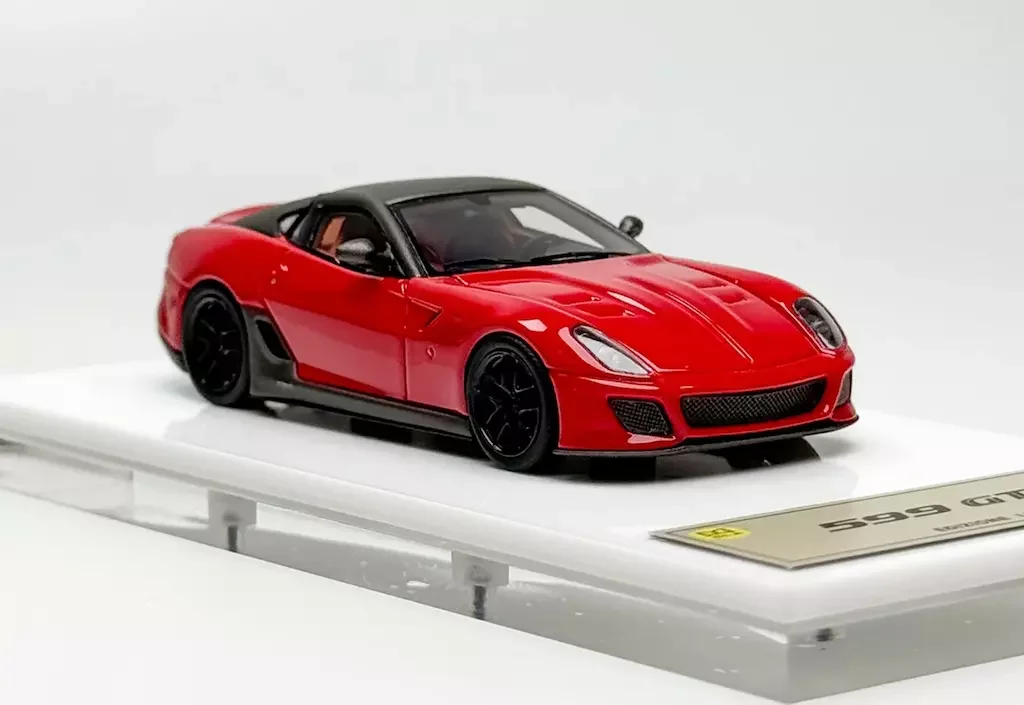 

DMH 1:64 Red 599 GTO супергоночная спортивная модель, коллекция литых под давлением автомобилей из смолы, ограниченный выпуск, хобби-игрушки