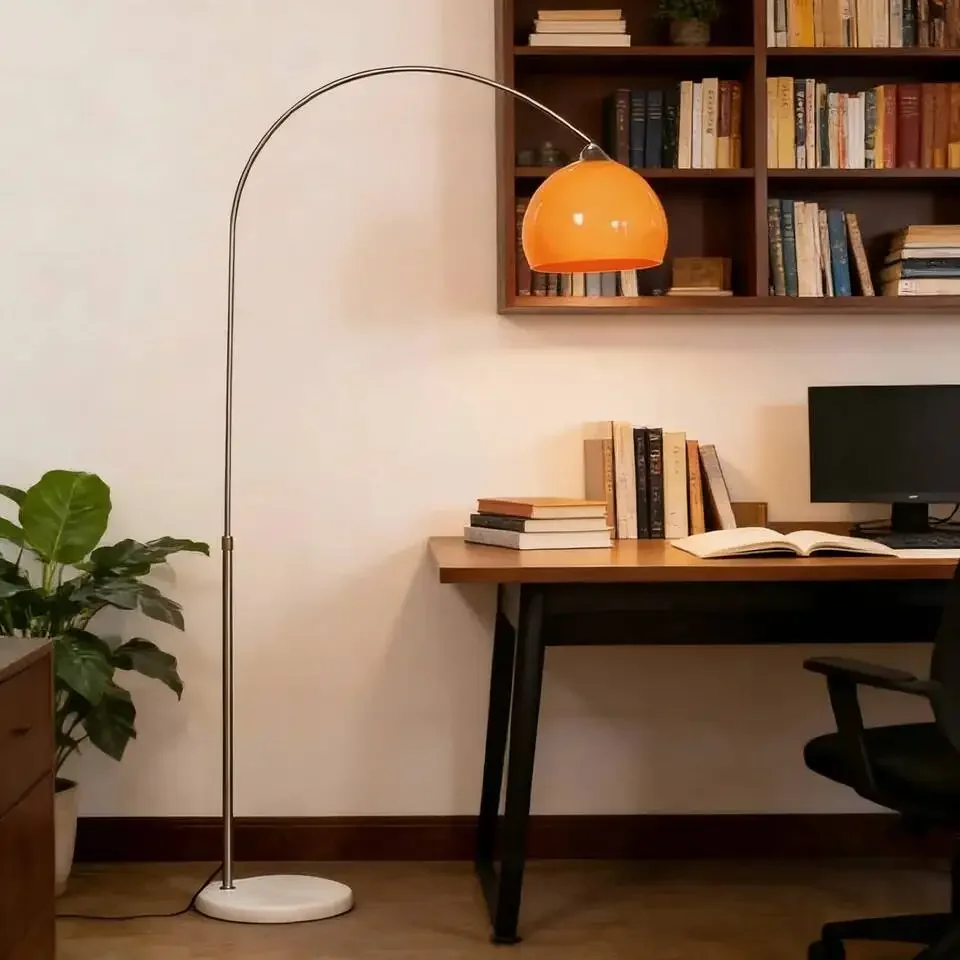 Modern Minimalist Floor Lamps Bedside Led  White Stand Light Room Decoration