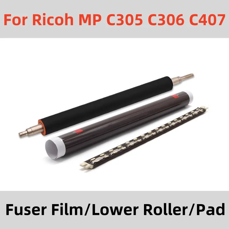 

mpc305 Fuser Fixing Film Lower Pressure Roller For Ricoh Aficio MP C305 C306 C307 C406 C407 IMC300 400SRF Oil Application Pad