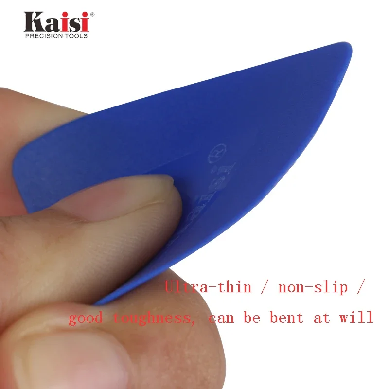 Kaisi 5 قطعة 0.75 مللي متر رقيقة جدا البلاستيك الصلب مكشطة الهواتف المحمولة حدق افتتاح أطقم لباد أقراص المسيل للدموع إصلاح طقم أدوات يدوية