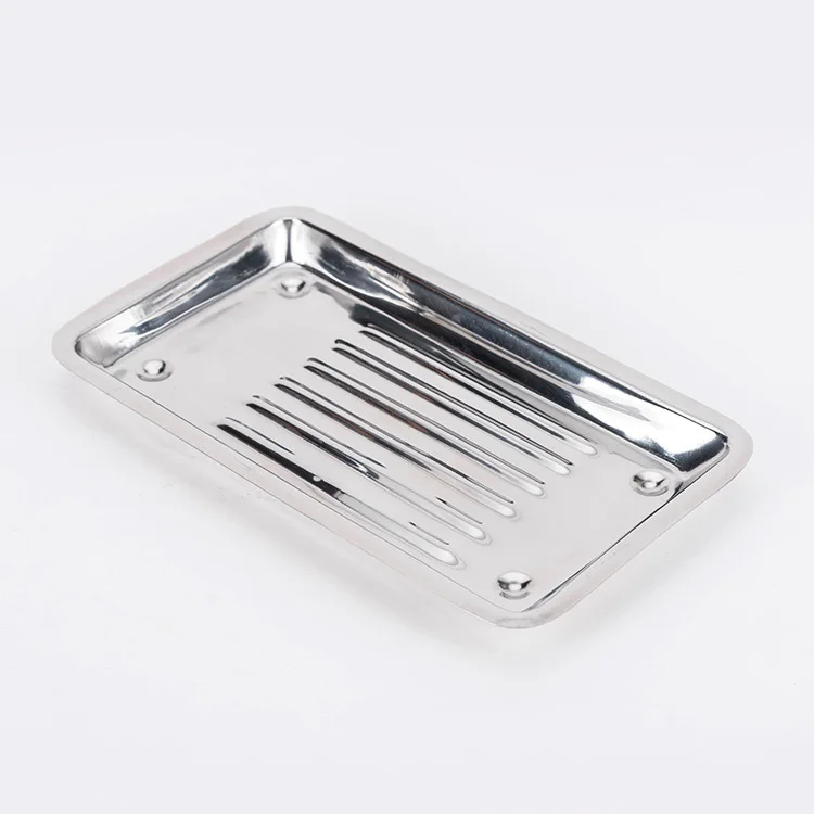 304 Stainless Steel Sterilization Tray, Square Tray, Instrument Tray, Stainless Steel Trays