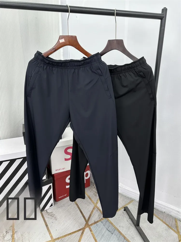 

Comfortable Elastic Smooth Skin-Friendly Men's Summer Thin Sun Protection Qui Dry Pants Faionable Casual Sports Pants