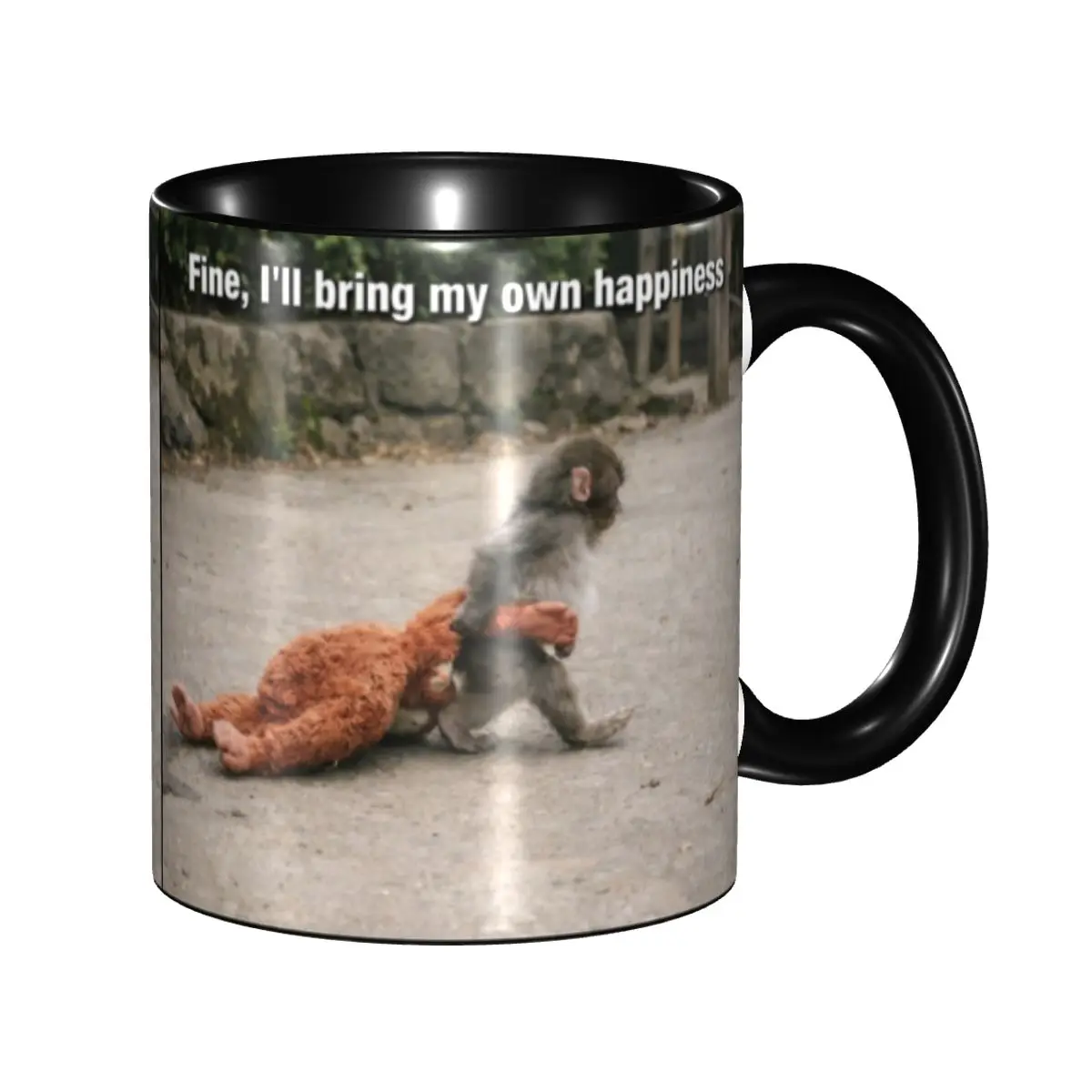 

Funny Punch Monkey Tea Cup Office Mug