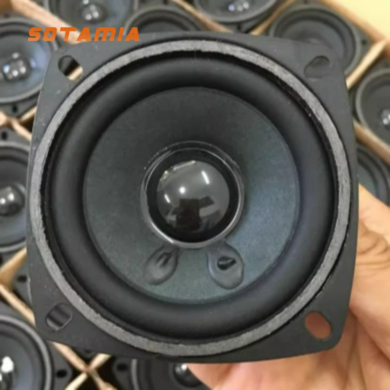 

SOTAMIA 2Pcs 2.75 Inch Full Range Subwoofer Audio Speaker 6 Ohm 10W Dual Large Magnetic Steel Loudspeaker DIY Bluetooth Speaker