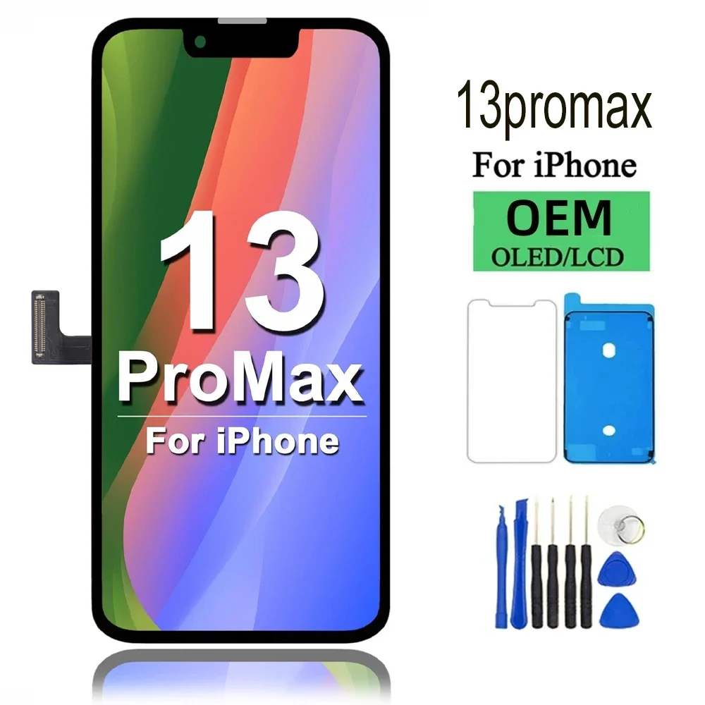 

6,7 '' incell Pantalla для iphone 13Promax ЖК-дисплей с цифровым преобразователем сенсорного экрана в сборе для iPhone 13promax Замена ЖК-дисплея
