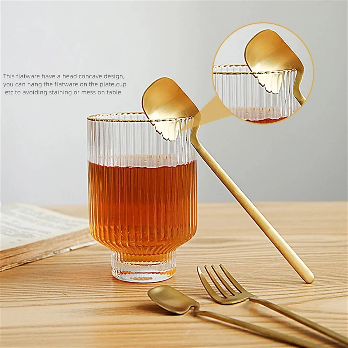 Western Stainless Steel Tableware, Fork and Spoon Hanging Wall Hanging Cup Knife and Fork Spoon Tableware