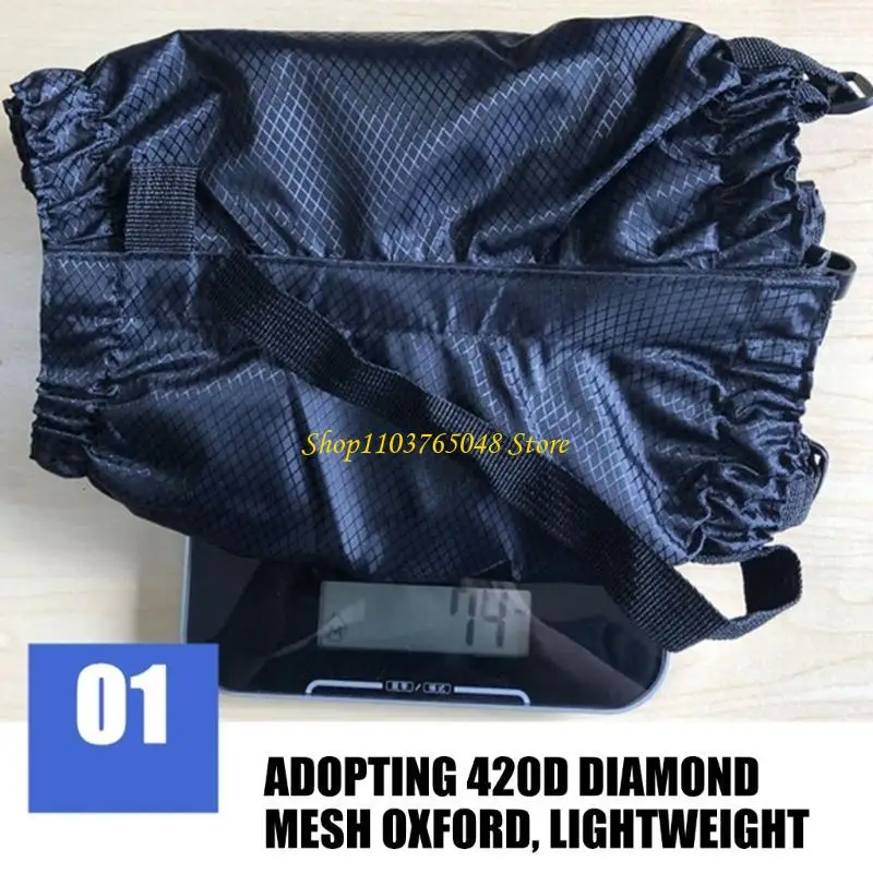 R53E Polainas para botas y zapatos senderismo, polainas ajustables para adultos estancas