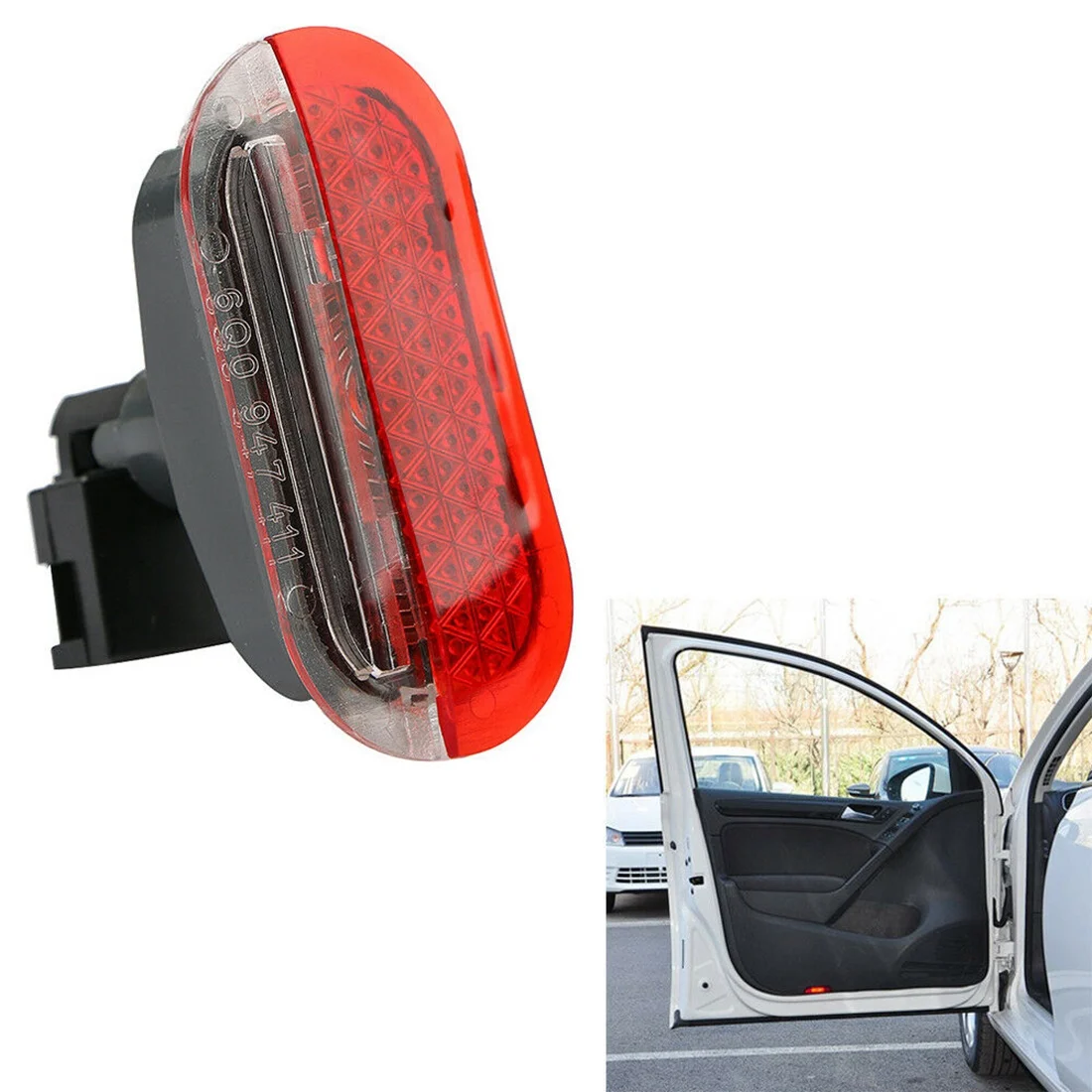 AT77 LED puerta Interior de coche lámpara de advertencia de cortesía calidad de luz para Beetle Golf Jetta MK4 1999-2004 1J 0947411 B 1J0 947 411 B