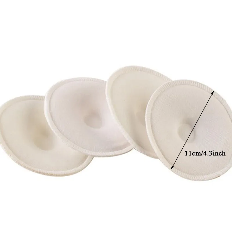 4 Pcs New Bamboo Breast Pad Nursing Pads For Mum Washable Waterproof Feeding Pad Bamboo Reusable