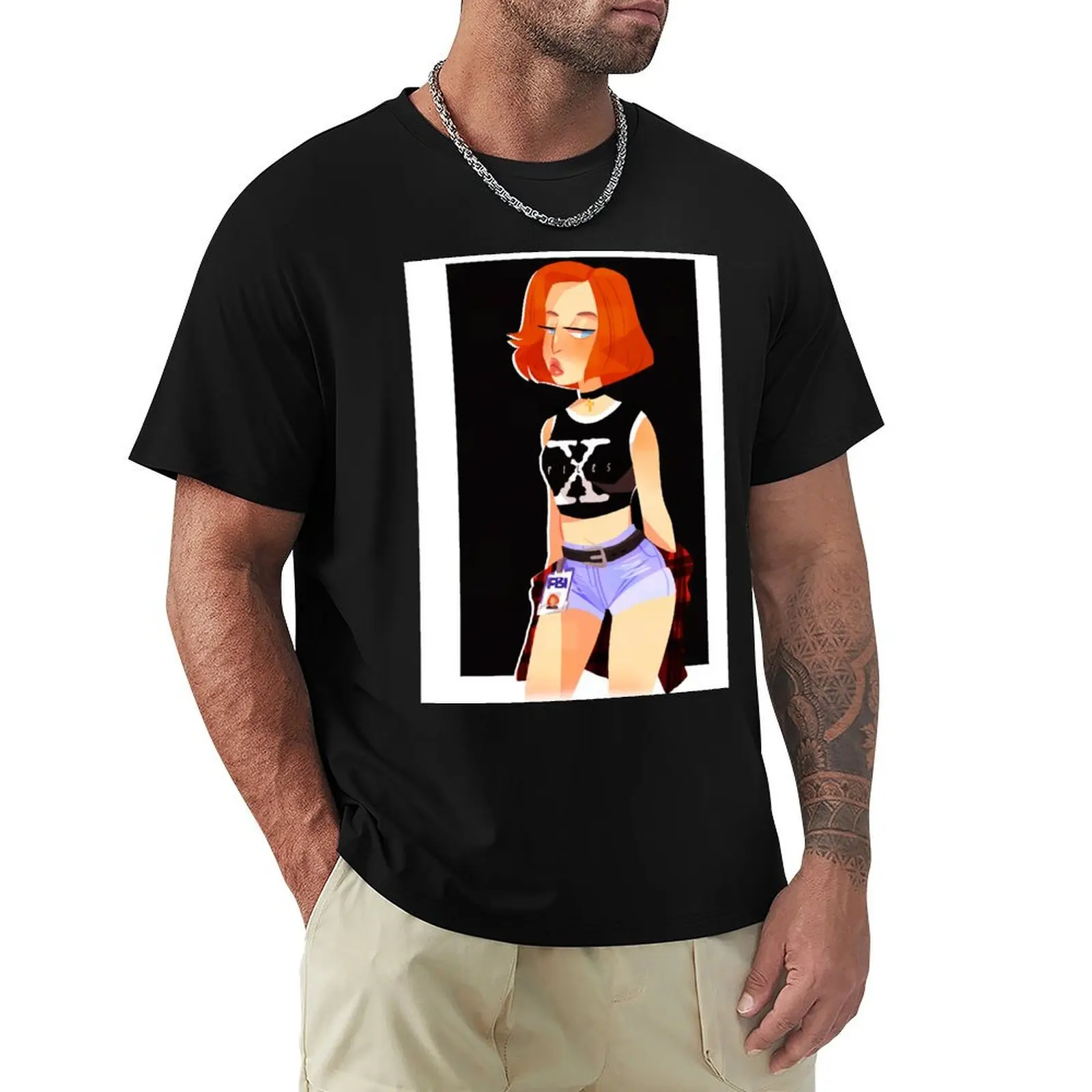 Super grunge Scully unlocked! T-Shirt Casual Street Style Short Sleeve Tee