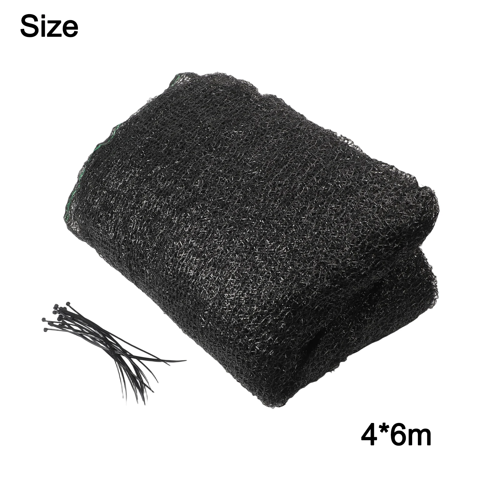 

1pc Shade Cloth With Grommets Mesh Tarp Black Shading Net Plant Cover For Garden Patio Plants Greenhouse Barn 4x6m