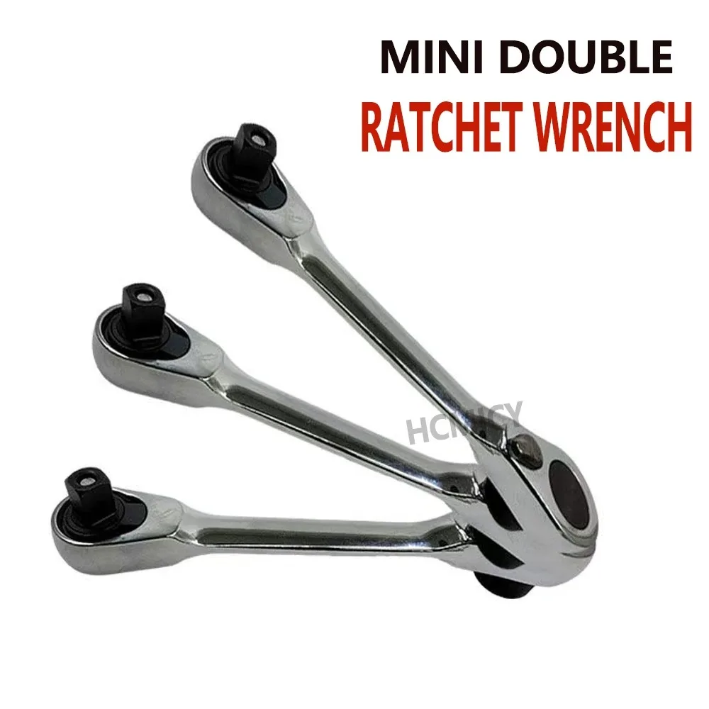 

1 шт. мини тройной ключ с трещоткой, двусторонний быстроразъемный ключ с трещоткой, набор отверток, гаечный ключ 2-в-1