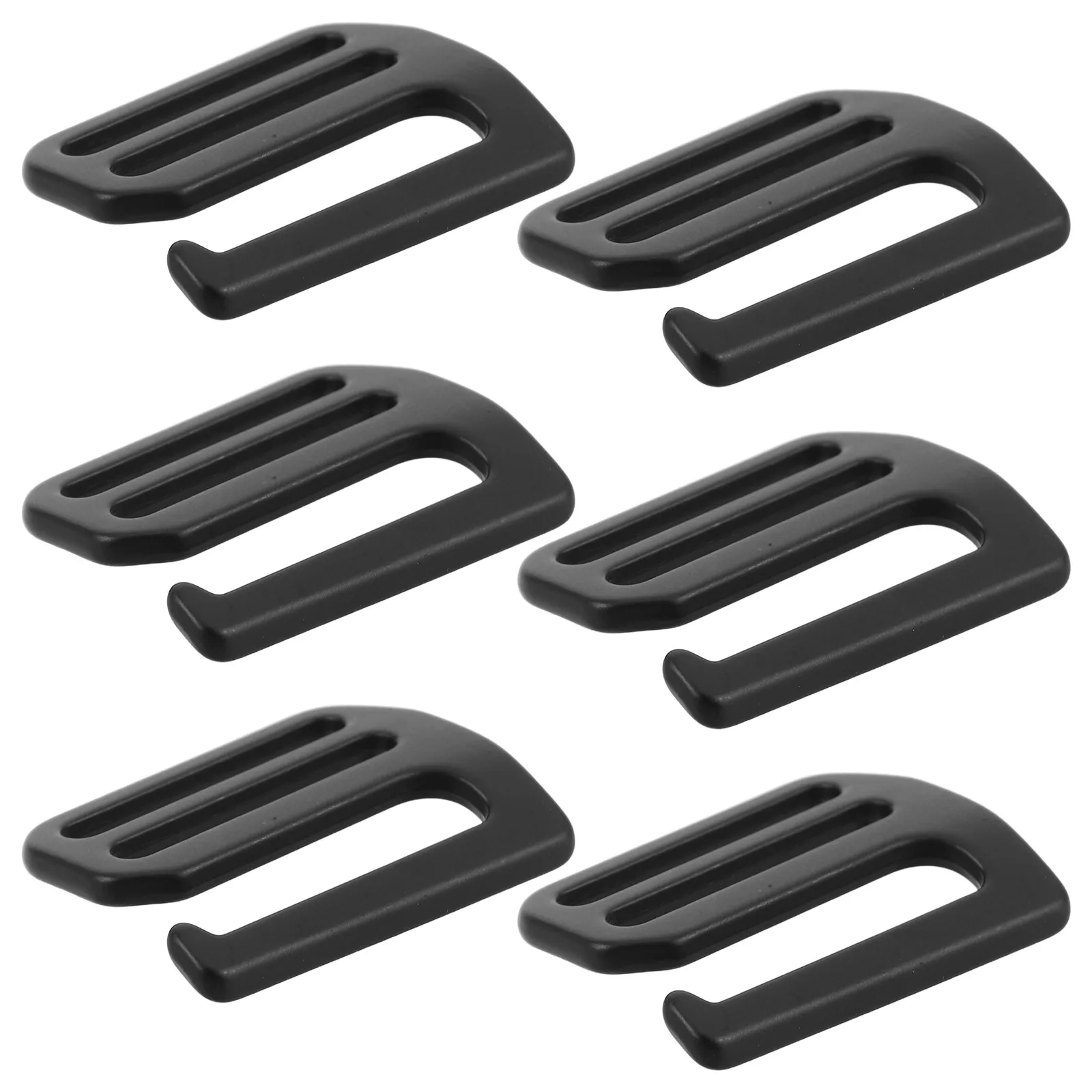 

6 Pcs Backpack Hardware Accessories Adjustment Buckle Replacement Adjustable G-shaped Clips Zinc Alloy