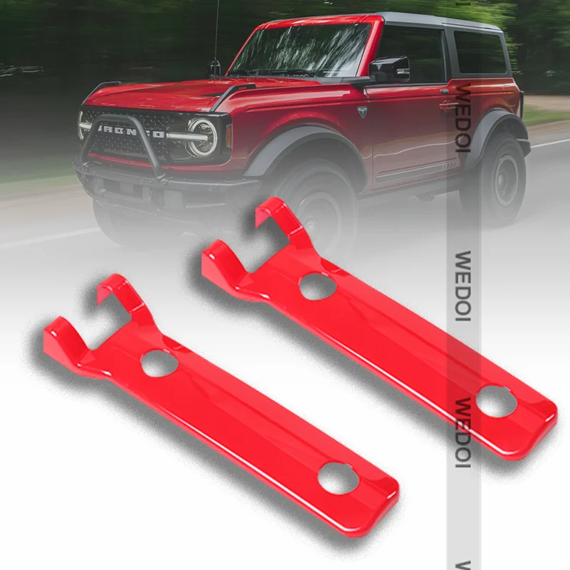 

Tailgate Hinge Cover Rear Door Hinge Liftgate Decoration Trim for 2021 20 Ford Bronco Exterior Accessories 1 Pair