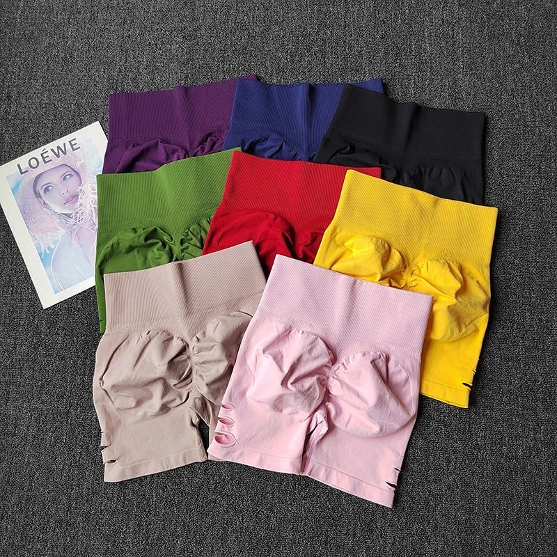 

Foreign-style Summer Half-pants, Women's Peach-butt Yoga Shorts, Women's Sports Three-inch Pants, Cycling and Running