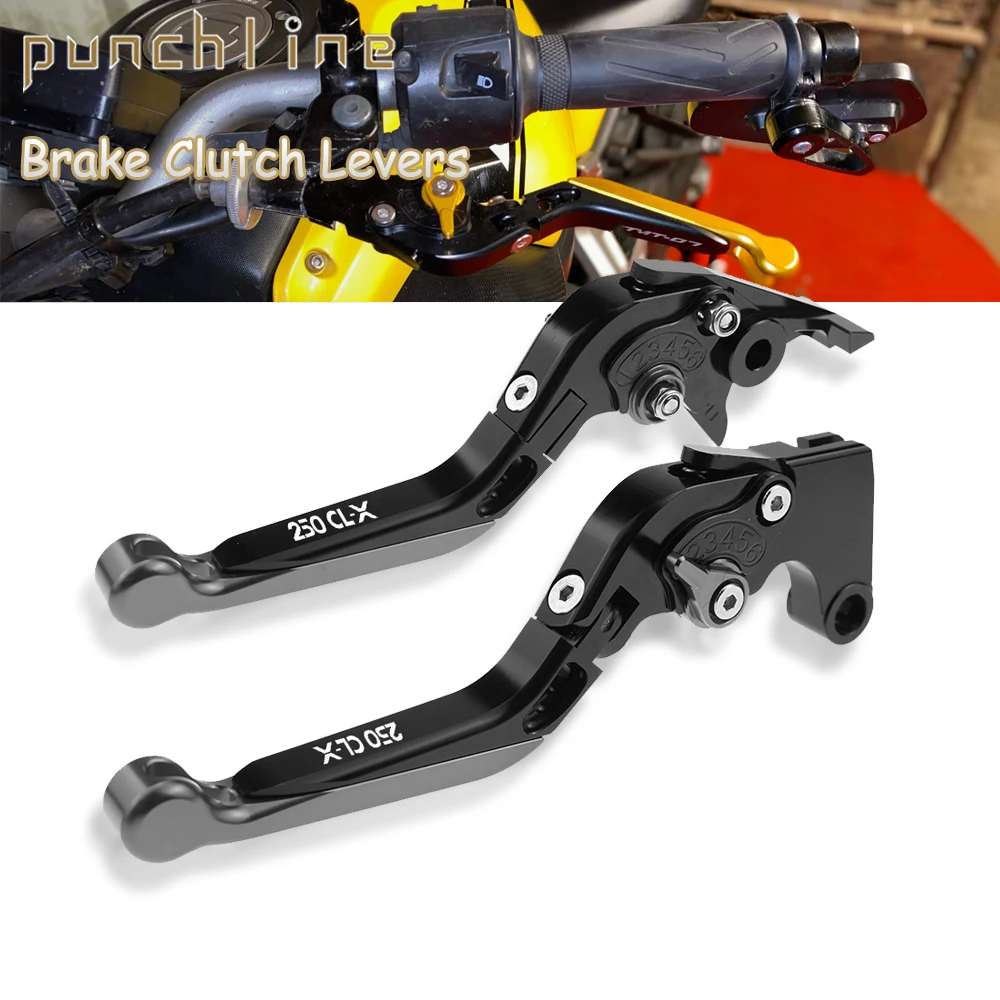 Fit 250CL-X 2019-2022 Clutch Levers For 250 CL-X Folding Extendable Brake Handles