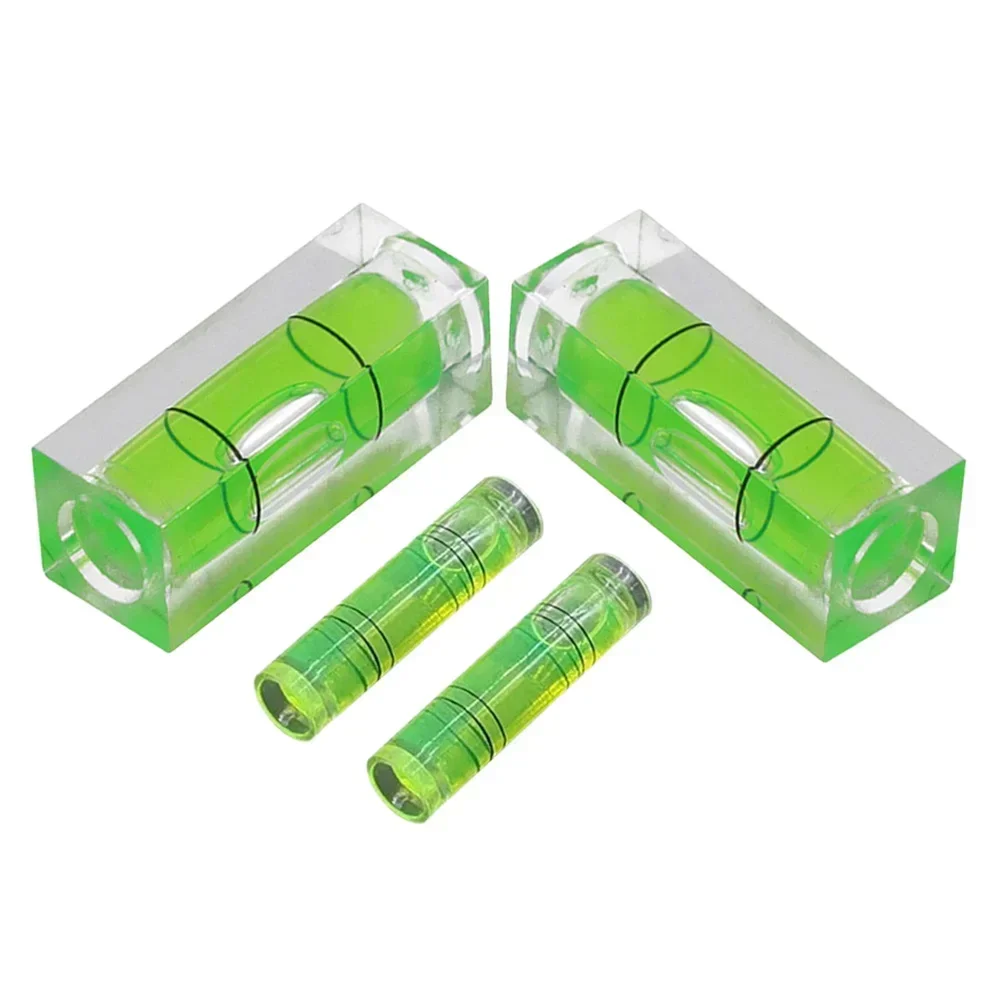 4pcs Square RoundLevel Bubble Level BalancerLevel Wall Level Woodworking Horizontal Bubble Levels Measuring Tool