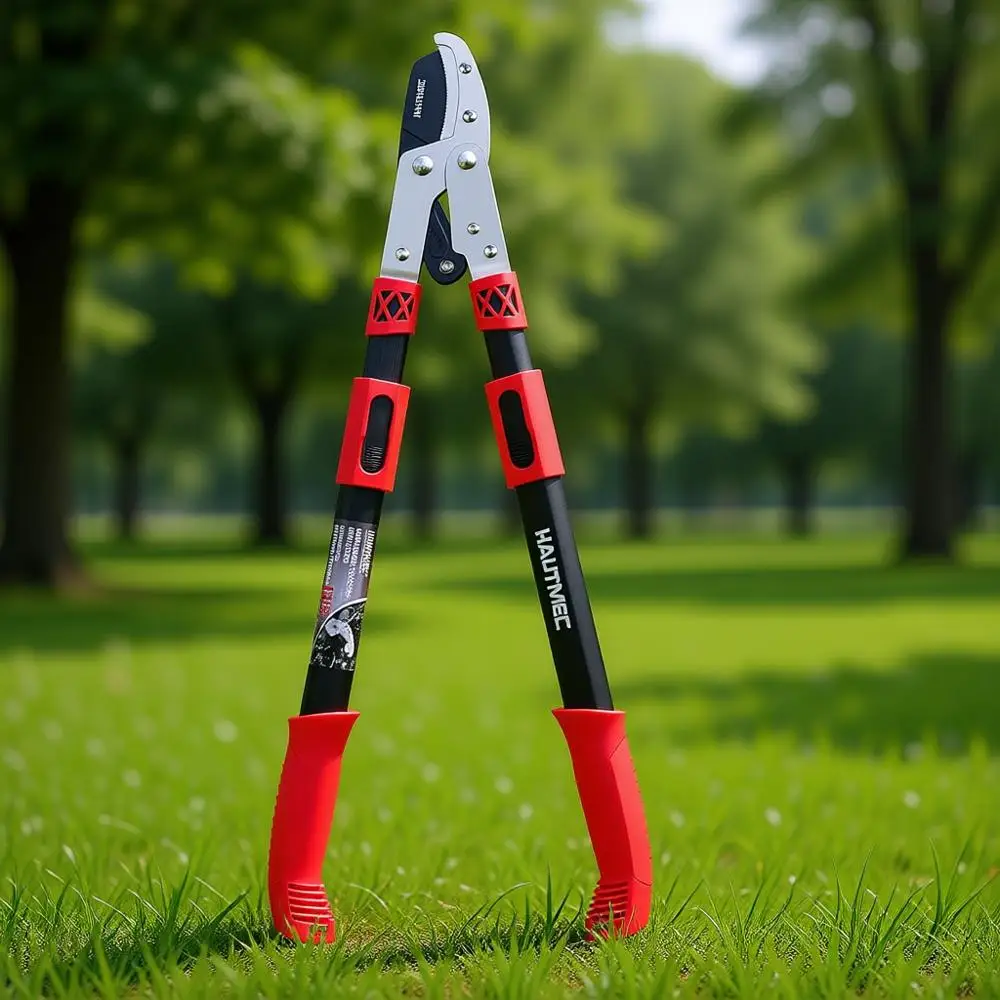 

Heavy-Duty Compound Action Garden Loppers, 27-37 Reach, 2 Cutting Capacity, Replacement Blades Included