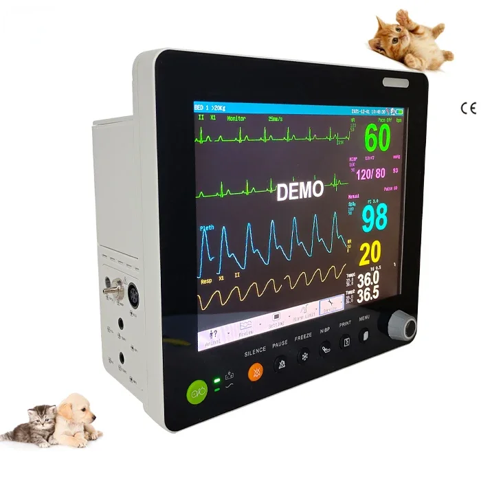 Vet Patient  Sunbright multifunction Permanent 12.1 inch TEMP ECG veterinary