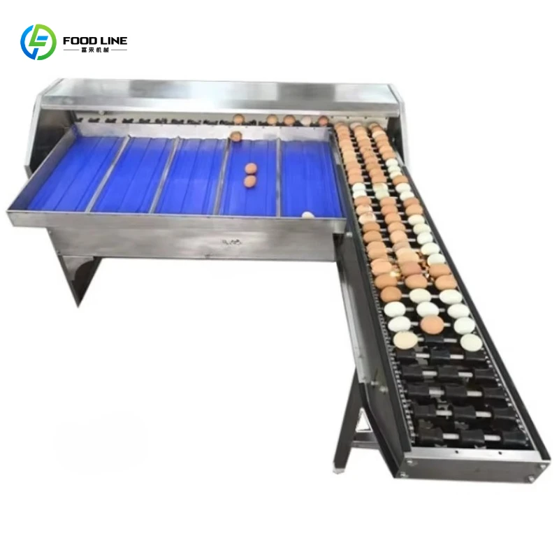Space Saving Mini Automatic Egg Weight Classifier Easy Storage Egg Sorting Grader