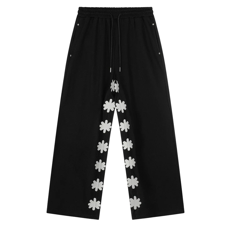 

Men Women Casual LOSTSHDWS Sports Pants Elastic Waist Drawstring High Street Streetwear Brand Original Tag Lostshdws Sweatpants